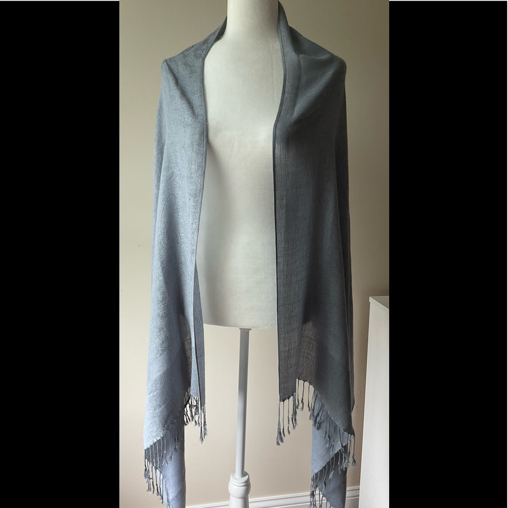 Light Blue Pashmina Wrap